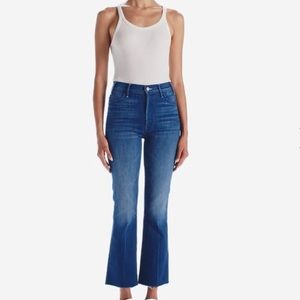 Mother Hustler Ankle Fray jean